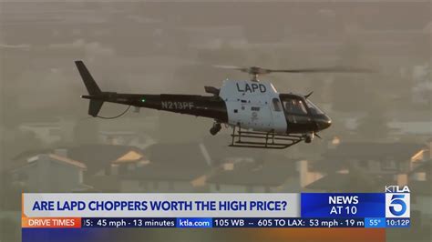 LAPD helicopters cost taxpayers nearly $50 million a year